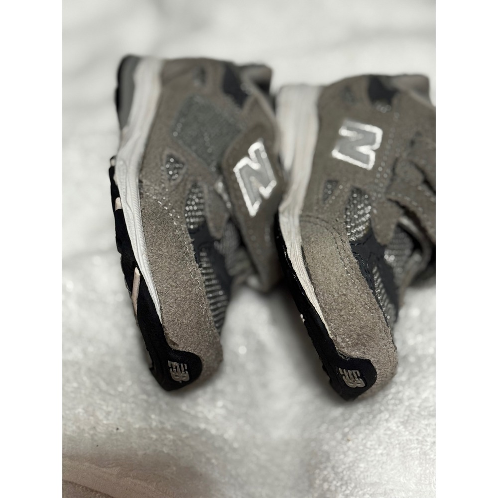 New Balance 990v3 Grey Suede Mesh Toddler Sneakers KV990GRI Size 6 US Kids - Picture 4 of 7
